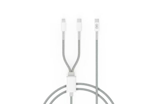 2 in 1 Fast Cable 2.4A Fast Cable USB C to (C+L)