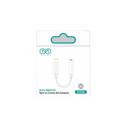 Plug and Play 8pin to 3.5mm AUX Adapter