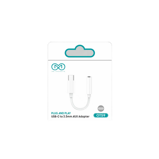 Plug and Play USB-C to 3.55mm AUX Adapter